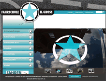 Tablet Screenshot of fahrschule-gross-erlangen.de
